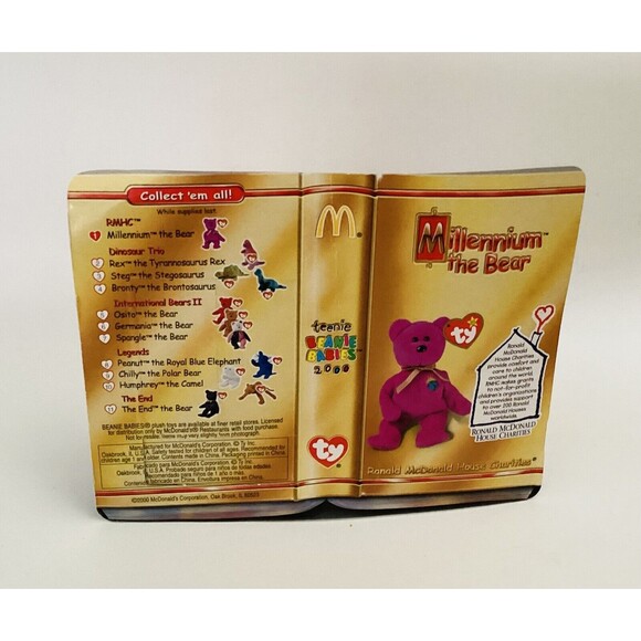 TY BEANIE BABIES LOT 5 Assorted McDonald House, Inter Bear,  Teenie Beanie Mel - Picture 10 of 13